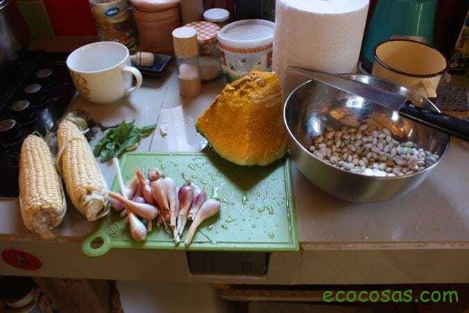 Porotos granados (Alubias) un plato chileno muy vegano! 1 ecocosas_IMG_4344